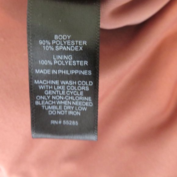 Vintage EXPRESS Velour Jumpsuit XS Pink Deep V Strappy Belted Pockets Back Zip - Picture 10 of 10